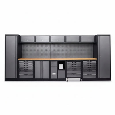 TitanForge WallLine Ultimate Garage Workbench Suite