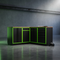 ApexForge Shadowline Pro Modular Garage Cabinet System — Studio Shot