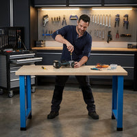 ForgeLine Precision Work Bench — Lifestyle