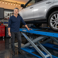 Lander ProLift S55 Low-Profile Scissor Lift — Lifestyle