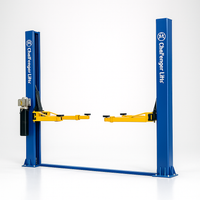 Two-Post Car Lift Engineered for Professional Shops, 12,000 lb Capacity, Heavy-Duty Steel Columns, Hydraulic System