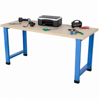 Steel Work Bench Built for Heavy-Duty Use, Powder-Coated Frame, Scratch-Resistant Top, Reinforced Structure