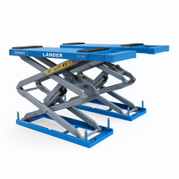 Scissor Car Lift Engineered for Professional Use, Twin-Scissor Design, Low-Profile Entry, 11,000 lb Capacity