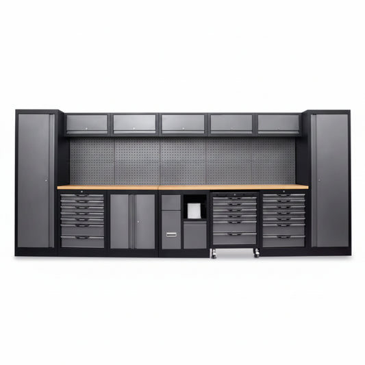TitanForge WallLine Ultimate Garage Workbench Suite